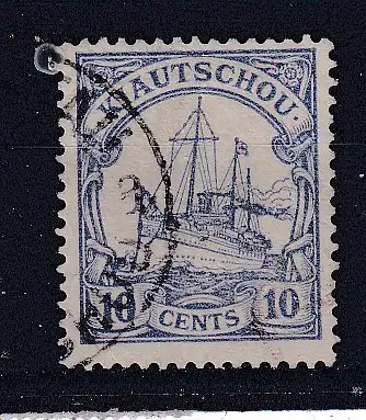 Dt. Kol. Kiautschou  Nr 21 Gestempelt (Posten)