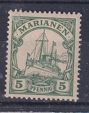 Dt. Kol. Marianen  Nr 8 Falz / Gummimängel / *