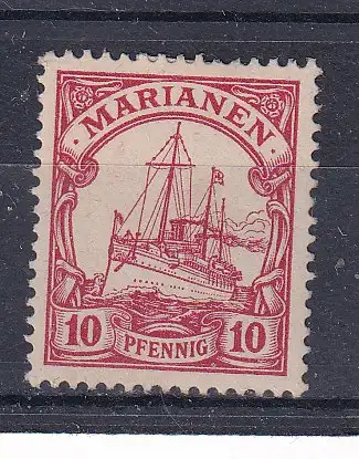 Dt. Kol. Marianen  Nr 9 Falz / Gummimängel / *