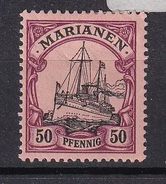 Dt. Kol. Marianen  Nr 14 Falz / Gummimängel / *