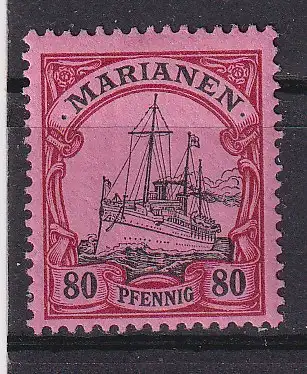 Dt. Kol. Marianen  Nr 15 Falz / Gummimängel / *