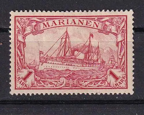 Dt. Kol. Marianen  Nr 16 Falz / Gummimängel / *