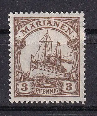 Dt. Kol. Marianen  Nr 20 Falz / Gummimängel / *
