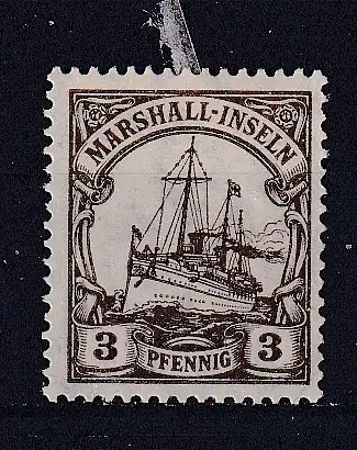 Dt. Kol. Marshall-I.  Nr 13 Falz / Gummimängel / *