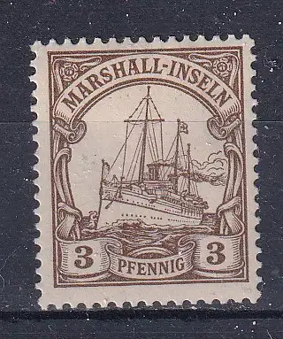 Dt. Kol. Marshall-I.  Nr 13 Falz / Gummimängel / *