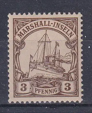 Dt. Kol. Marshall-I.  Nr 13 Falz / Gummimängel / *