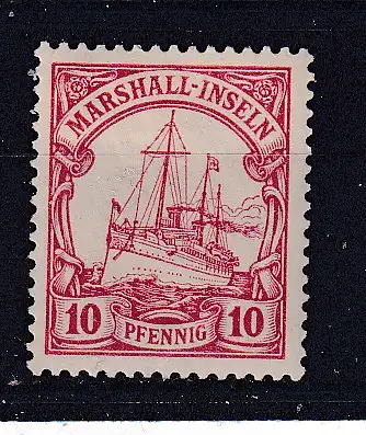 Dt. Kol. Marshall-I.  Nr 15 Falz / Gummimängel / *