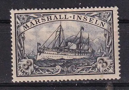 Dt. Kol. Marshall-I.  Nr 24 Falz / Gummimängel / *