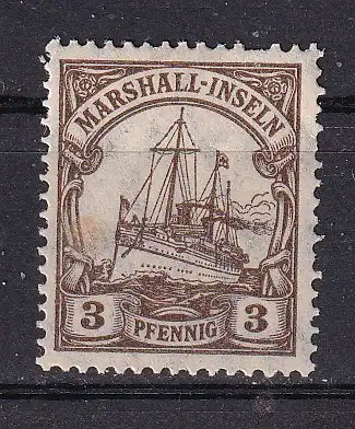 Dt. Kol. Marshall-I.  Nr 26 Falz / Gummimängel / *