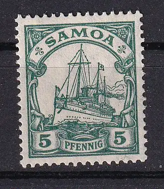 Dt. Kol. Samoa  Nr 8 Falz / Gummimängel / *