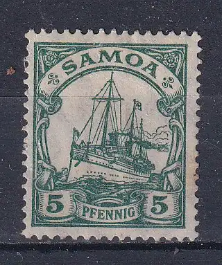 Dt. Kol. Samoa  Nr 8 Falz / Gummimängel / *