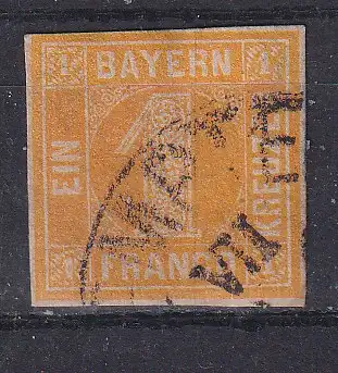 Altdeutschland Bayern  Nr 8 Gestempelt (Posten)