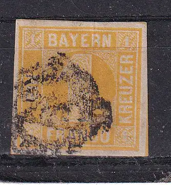 Altdeutschland Bayern  Nr 8 Gestempelt (Posten)