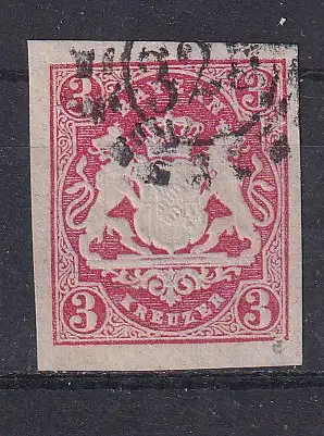 Altdeutschland Bayern  Nr 15 Gestempelt (Posten)