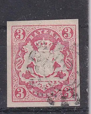 Altdeutschland Bayern  Nr 15 Gestempelt (Posten)