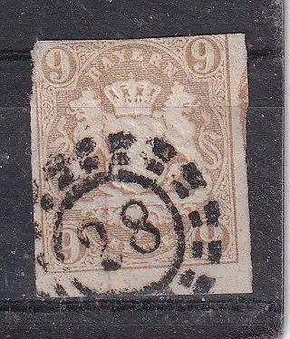 Altdeutschland Bayern  Nr 17 Gestempelt (Posten)