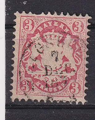 Altdeutschland Bayern  Nr 23 Gestempelt (Posten)