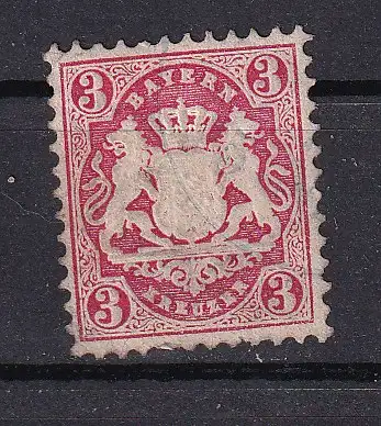 Altdeutschland Bayern  Nr 23 Gestempelt (Posten)