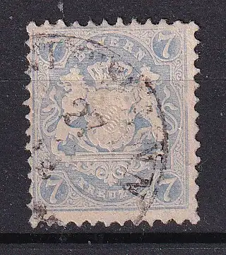 Altdeutschland Bayern  Nr 25 Gestempelt (Posten)