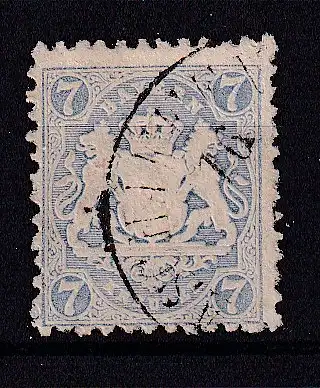 Altdeutschland Bayern  Nr 25 Gestempelt (Posten)