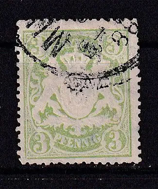 Altdeutschland Bayern  Nr 47 Gestempelt (Posten)