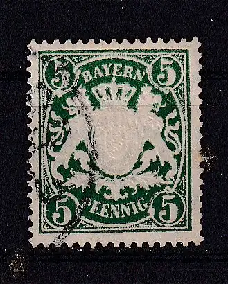 Altdeutschland Bayern  Nr 48 Gestempelt (Posten)