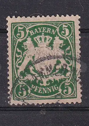 Altdeutschland Bayern  Nr 48 Gestempelt (Posten)