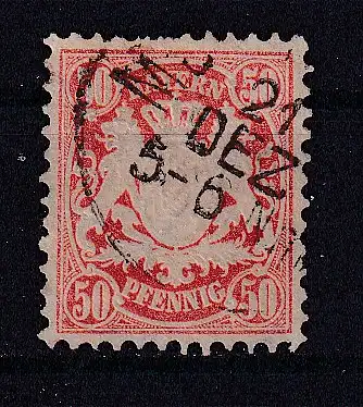 Altdeutschland Bayern  Nr 52 Gestempelt (Posten)