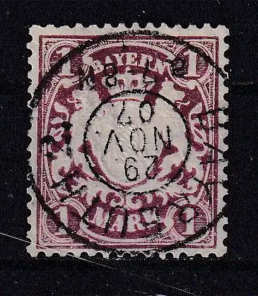 Altdeutschland Bayern  Nr 53 Gestempelt (Posten)