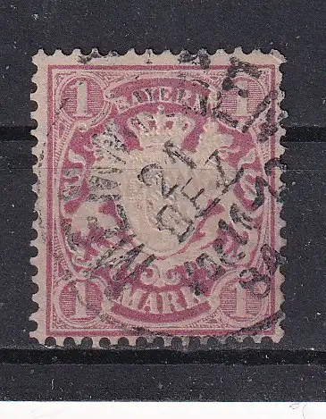 Altdeutschland Bayern  Nr 53 Gestempelt (Posten)