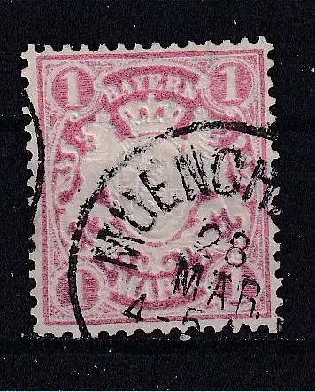 Altdeutschland Bayern  Nr 53 Gestempelt (Posten)