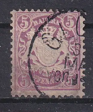 Altdeutschland Bayern  Nr 48 Gestempelt (Posten)