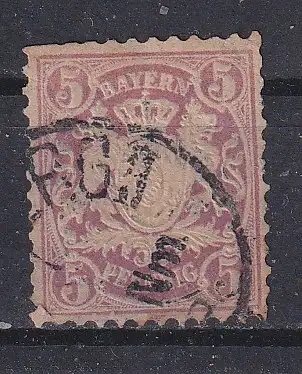 Altdeutschland Bayern  Nr 48 Gestempelt (Posten)