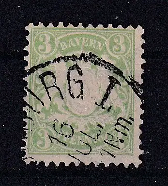 Altdeutschland Bayern  Nr 47 Gestempelt (Posten)