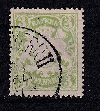 Altdeutschland Bayern  Nr 47 Gestempelt (Posten)