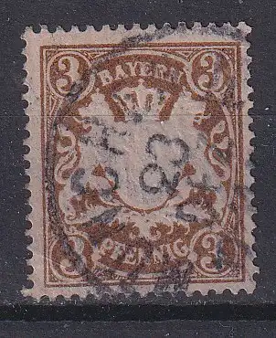 Altdeutschland Bayern  Nr 63 Gestempelt (Posten)