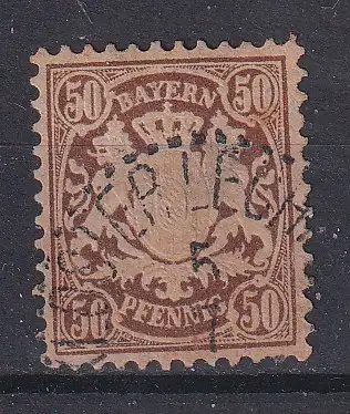 Altdeutschland Bayern  Nr 63 Gestempelt (Posten)