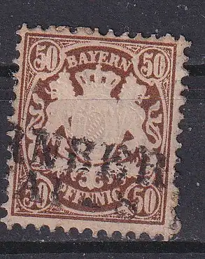 Altdeutschland Bayern  Nr 63 Gestempelt (Posten)