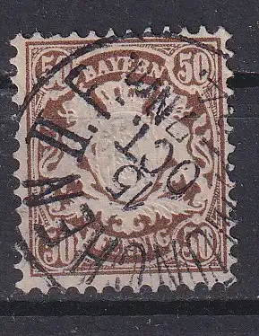 Altdeutschland Bayern  Nr 63 Gestempelt (Posten)