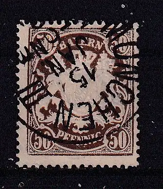 Altdeutschland Bayern  Nr 63 Gestempelt (Posten)