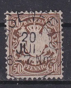 Altdeutschland Bayern  Nr 63 Gestempelt (Posten)