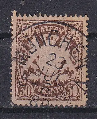 Altdeutschland Bayern  Nr 63 Gestempelt (Posten)