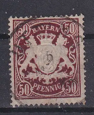 Altdeutschland Bayern  Nr 63 Gestempelt (Posten)