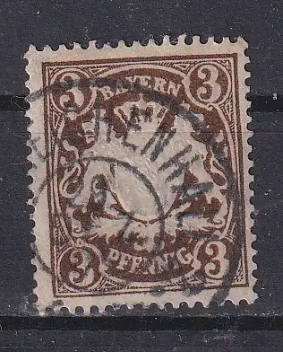 Altdeutschland Bayern  Nr 60 Gestempelt (Posten)