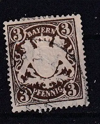 Altdeutschland Bayern  Nr 60 Gestempelt (Posten)