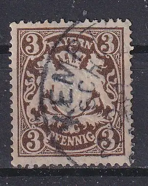 Altdeutschland Bayern  Nr 60 Gestempelt (Posten)