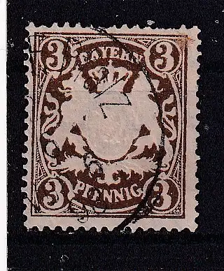 Altdeutschland Bayern  Nr 60 Gestempelt (Posten)