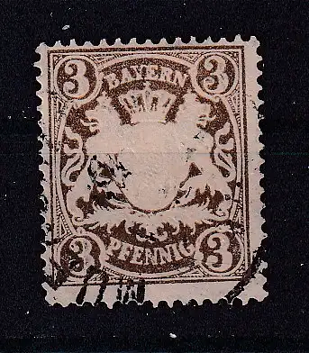 Altdeutschland Bayern  Nr 60 Gestempelt (Posten)