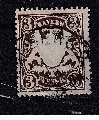 Altdeutschland Bayern  Nr 60 Gestempelt (Posten)