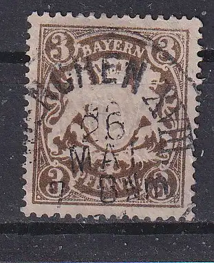 Altdeutschland Bayern  Nr 60 Gestempelt (Posten)